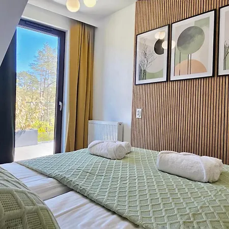 Holidayhomepl Sea & Forest C421 Z Sypialnia, Basen, Spa, Gym Gratis * Miedzyzdroje